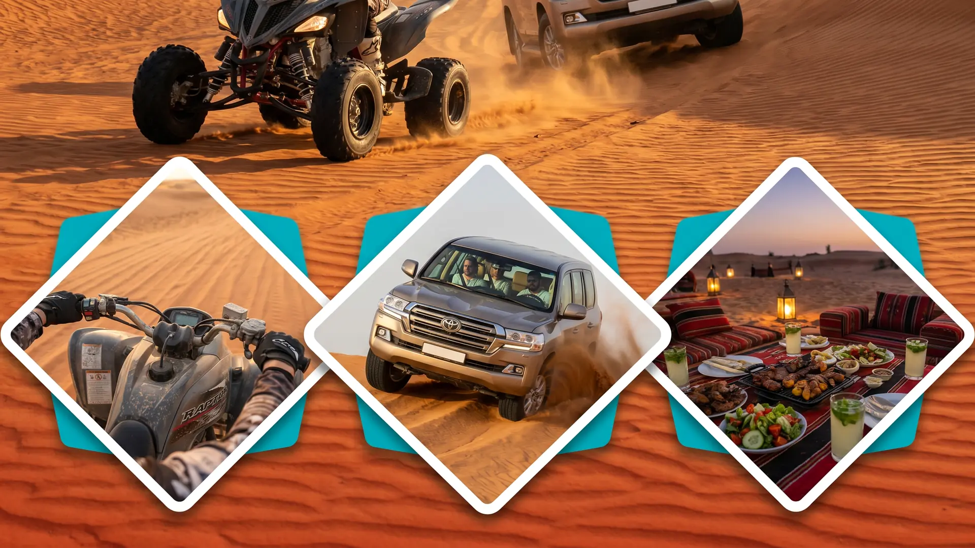 Morning desert safari with an ATV ride outside Dubai
